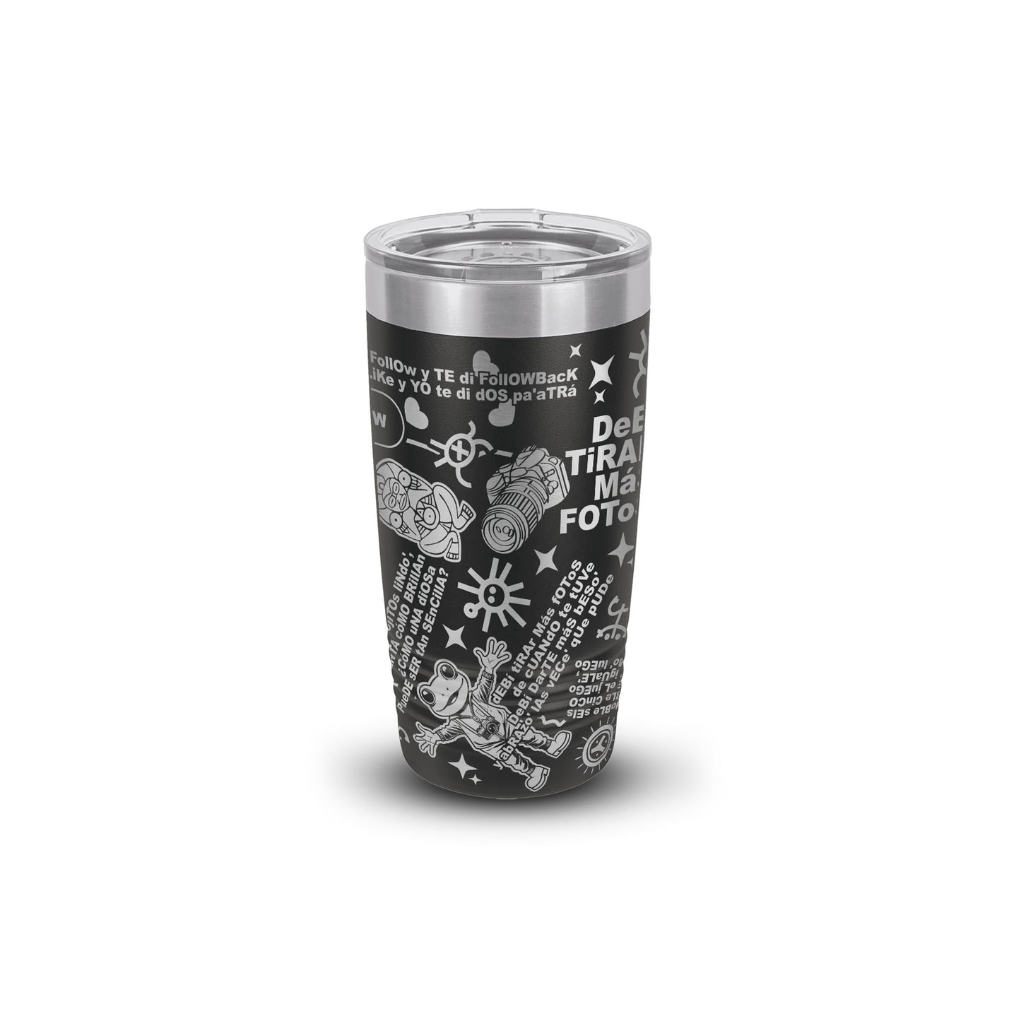 20oz Bad Bunny engraved tumbler