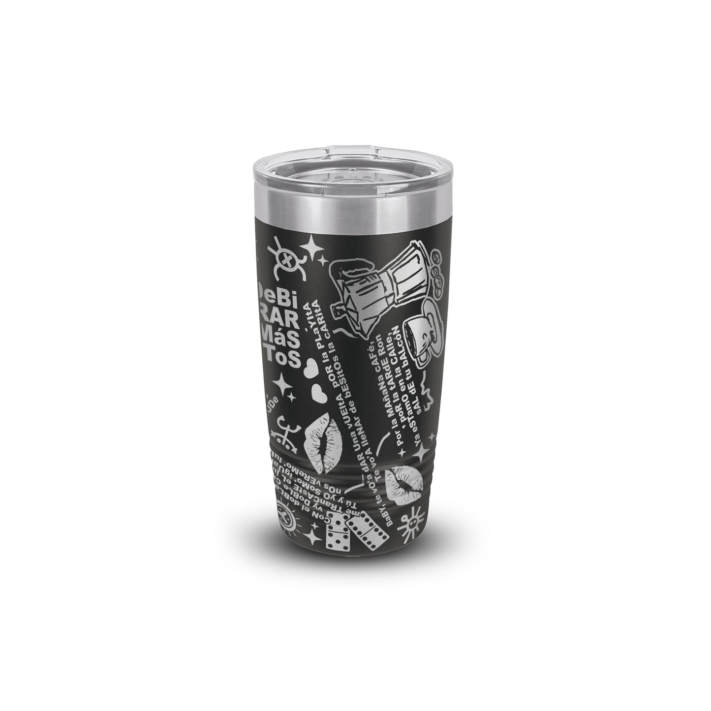 20oz Bad Bunny engraved tumbler