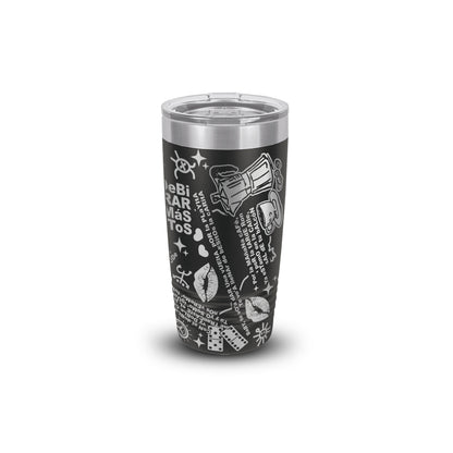 20oz Bad Bunny engraved tumbler